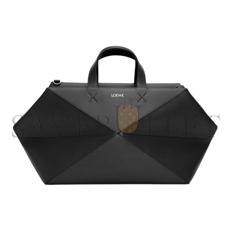 LOEWE PUZZLE FOLD DUFFLE CALFSKIN BLACK B510PUBX01.1100 (59*25.5*25cm)